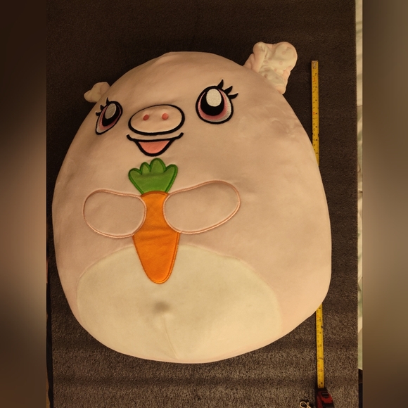 Piggy with a Carrot XL 42" Chest Length SQUISH MELLO - Picture 1 of 7